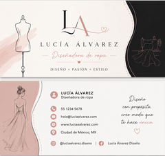 Tarjetas de Presentación Premium Laminadas Mate - Impresión Full Color doble cara