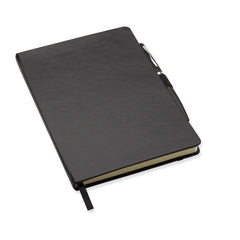 Libreta A5 con Tapa de Cartón y Bolígrafo de Metal 2 en 1