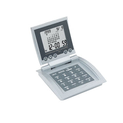 Reloj Digital de Plástico con Calculadora, Calendario, Horario Mundial y Alarma 5 en 1
