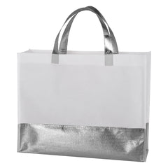 Bolsa de Mano Non-Woven con Detalles Metálicos