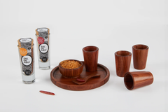 Set de Mezcaleros en Madera