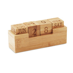 Calendario de Escritorio de Bambú