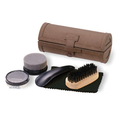 Kit de Limpieza para Zapatos en Estuche de Piel Sintética