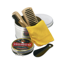 Kit de Limpieza para Zapatos en Estuche de Hojalata
