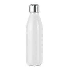 Botella de Vidrio con Tapa de Acero Inoxidable 650 ml.