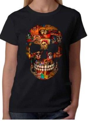 PLAYERA MANGA CORTA DIA DE MUERTOS