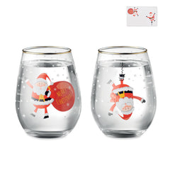 Set de 2 vasos de Navidad