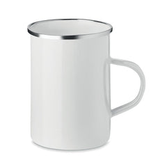 Taza metal con capa de esmalte